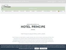 Tablet Screenshot of elprincipehotel.com